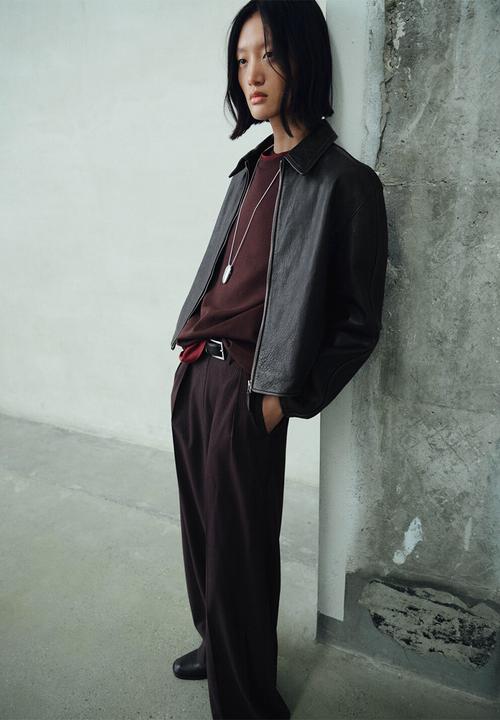 Jacket low - black