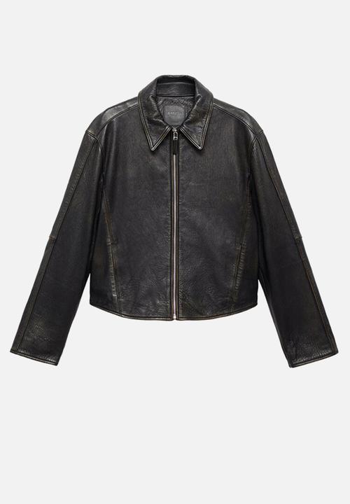 MANGO - Cazadora low - black
