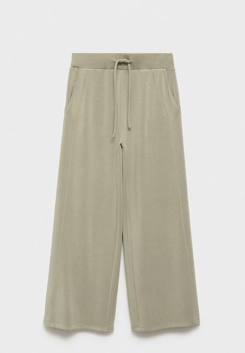 MANGO - Trousers nei - beige/ khaki