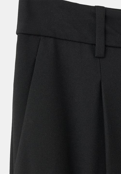 MANGO - Trousers gabo  -  black