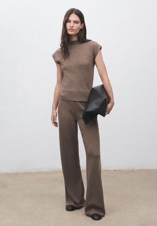 MANGO - Camiseta michi - light brown