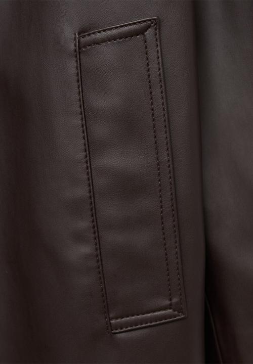 MANGO - Trench taylor - dark brown