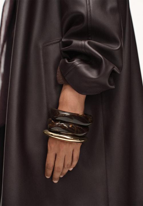 MANGO - Trench taylor - dark brown