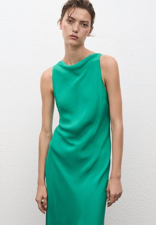 MANGO - Dress iria -  green