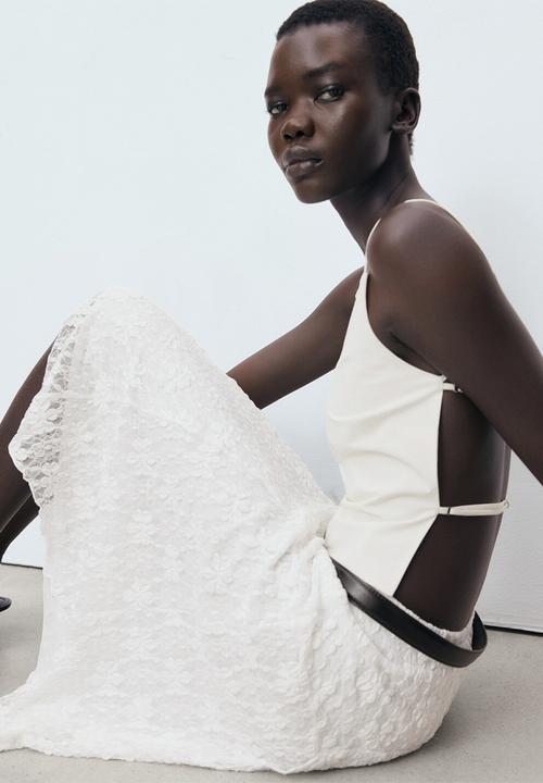MANGO - Skirt jamaica  -  white