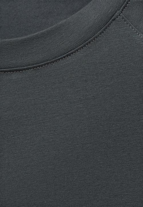 MANGO - T-shirt tachi -  charcoal