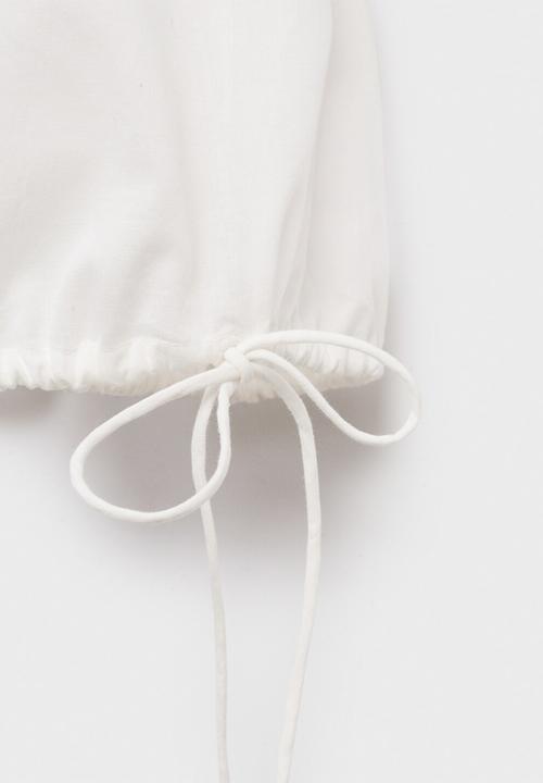 MANGO - Blouse milous -  light beige