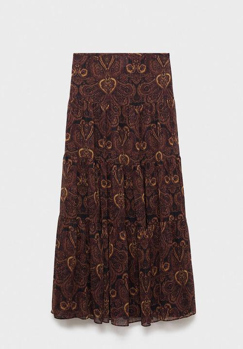 MANGO - Skirt milano - brown