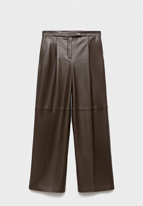 MANGO - Trousers riga - beige/ khaki