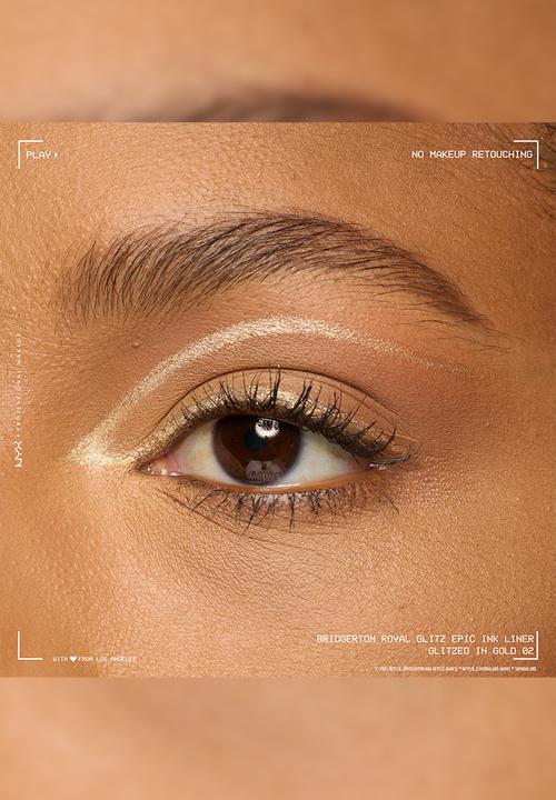 NYX Professional Makeup - Bridgerton Epic Ink Liner Glitz - Gold