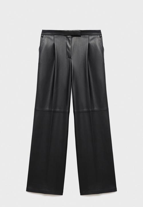MANGO - Trousers riga  - black