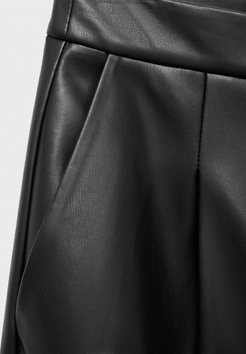 MANGO - Trousers riga  - black