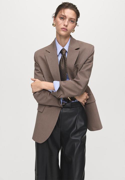 MANGO - Trousers riga  - black