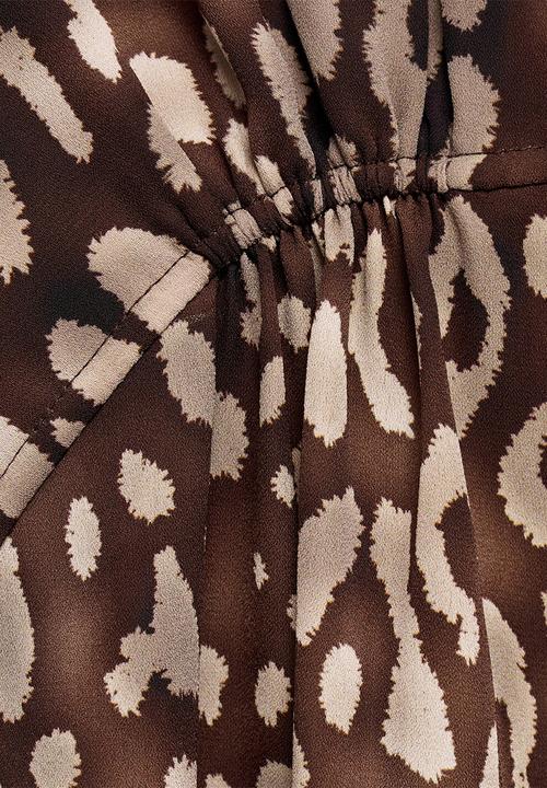 MANGO - Blouse stefi -  brown