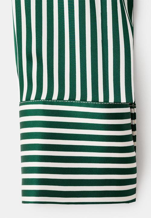 MANGO - Camisa margaret - green