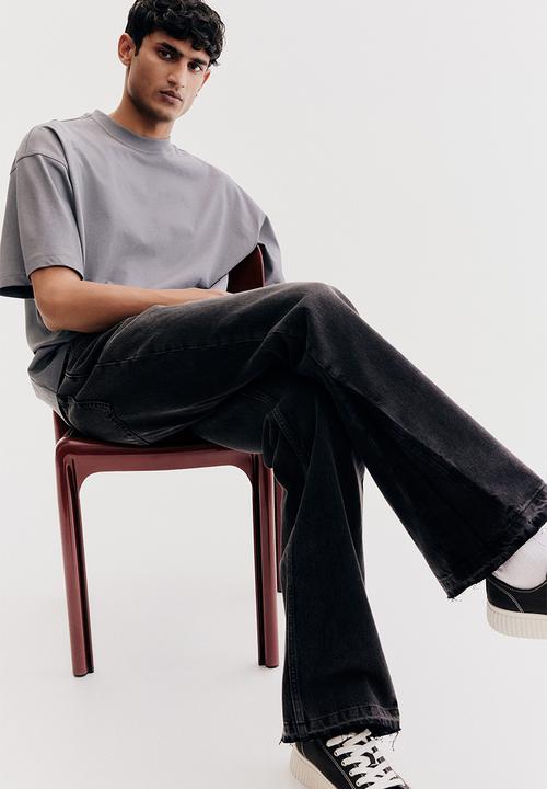 H&M - Oversized fit T-shirt - dark grey