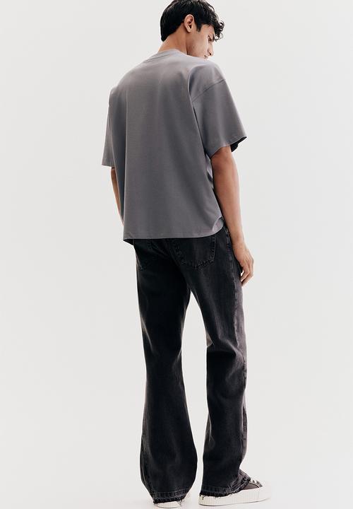 H&M - Oversized fit T-shirt - dark grey