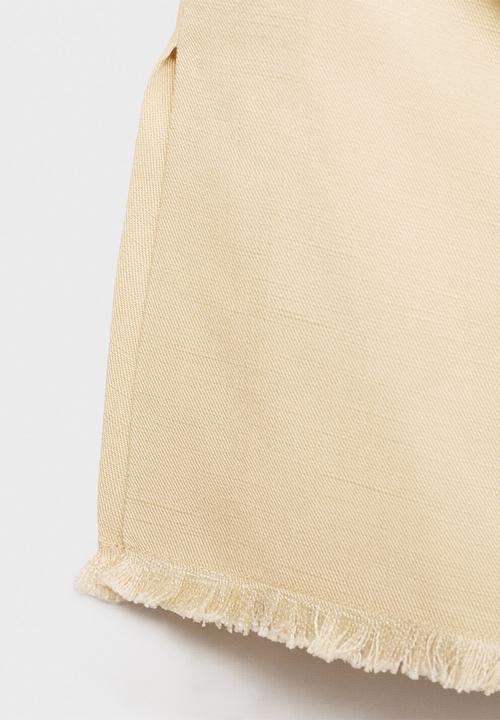 MANGO - Top Fiona - Light/Pastel Yellow