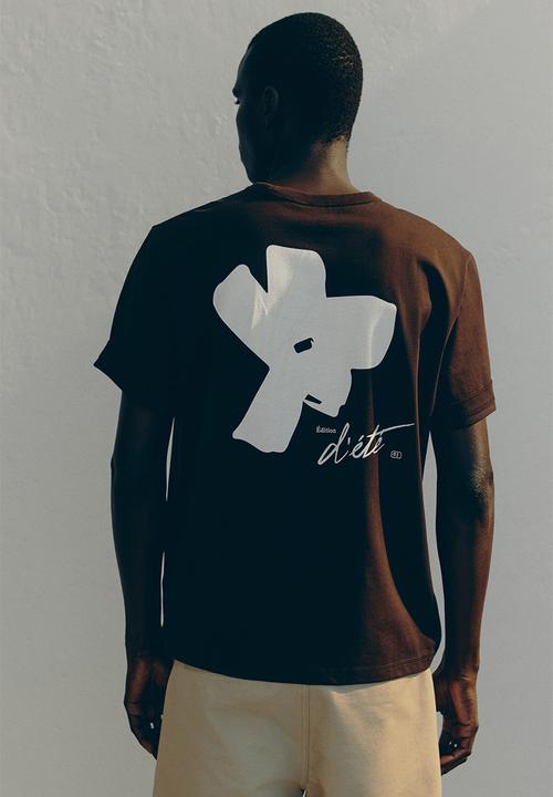 H&M - Coolmax® regular fit T-shirt - brown/édition d'été 