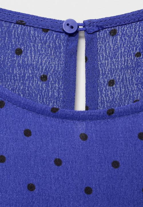 MANGO - Dress greeny -  medium blue