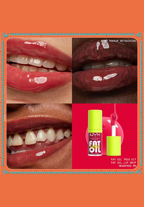 NYX Professional Makeup - Fat Oil Lip Trio Kit