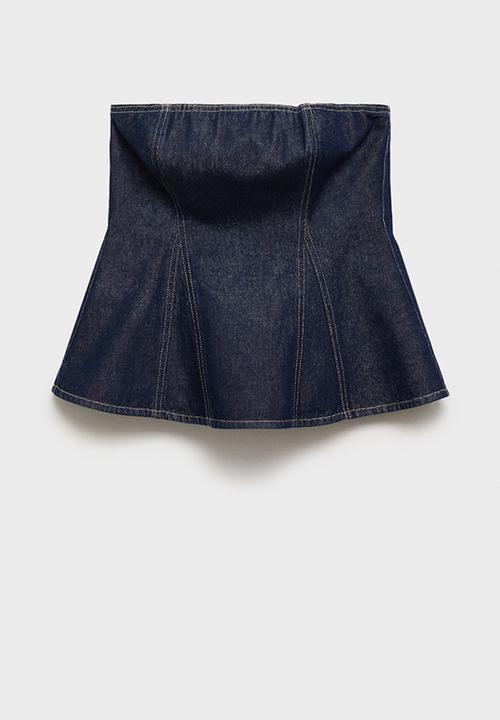 MANGO - Top tony -  open blue