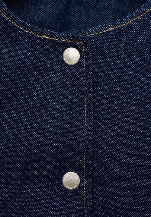 MANGO - Jacket peppa -  open blue
