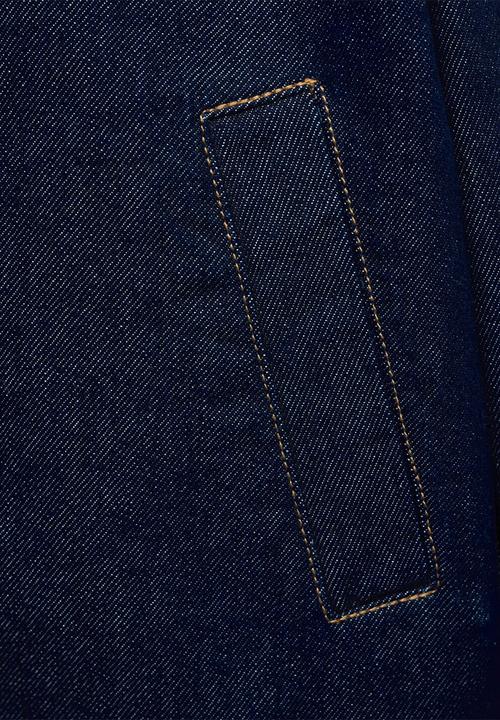 MANGO - Jacket peppa -  open blue