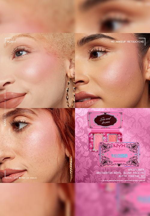NYX Professional Makeup - Bridgerton Royal Flush Blush Palette - 01