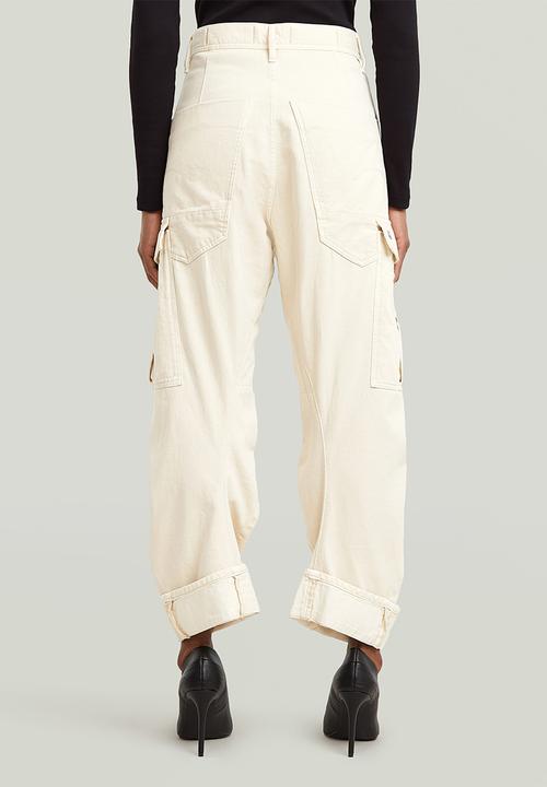 G-STAR - Cargo 3D boyfriend pants wmn - white