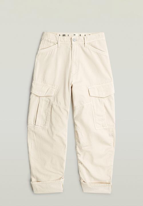 G-STAR - Cargo 3D boyfriend pants wmn - white