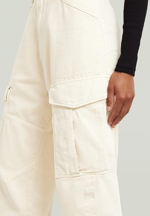 G-STAR - Cargo 3D boyfriend pants wmn - white