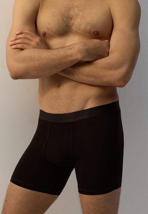 H&M - 2 Pack mid trunks with lycra® - black