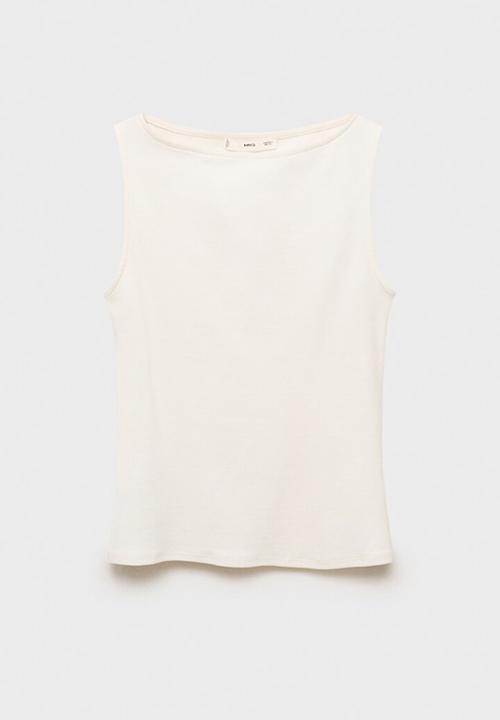MANGO - Top Tecla - Light Beige