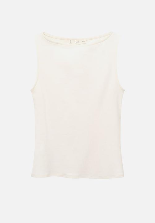 MANGO - Top Tecla - Light Beige