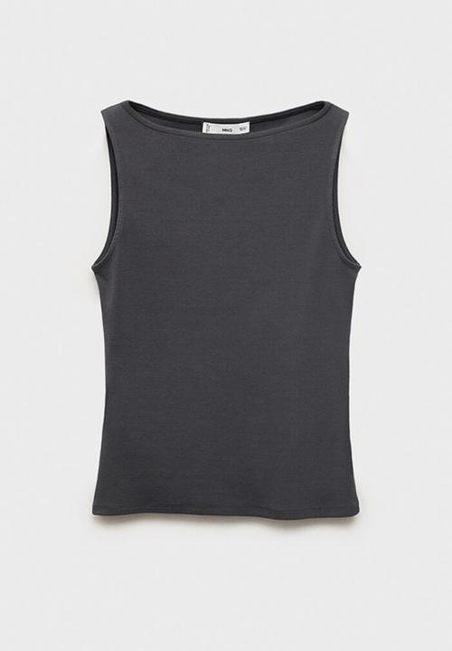 MANGO - Top Tecla - Charcoal