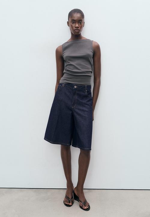 MANGO - Top Tecla - Charcoal