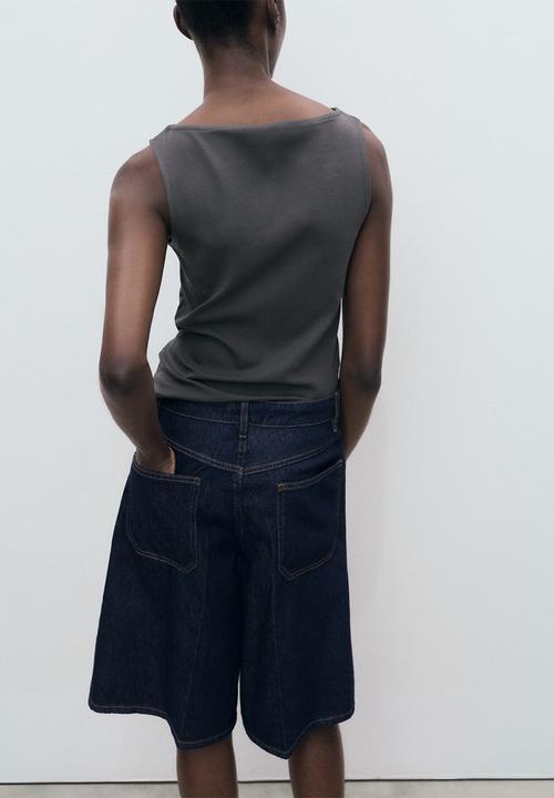 MANGO - Top Tecla - Charcoal