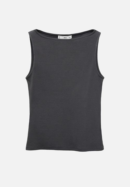 MANGO - Top Tecla - Charcoal
