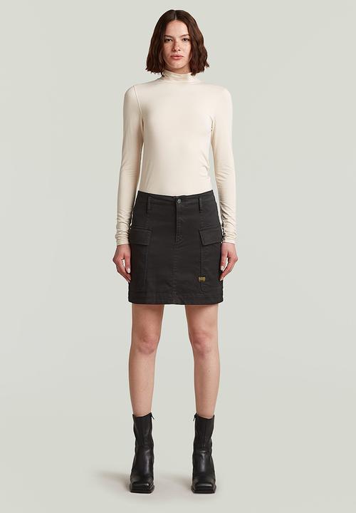 G-STAR - Cargo Short Skirt Wmn - Black