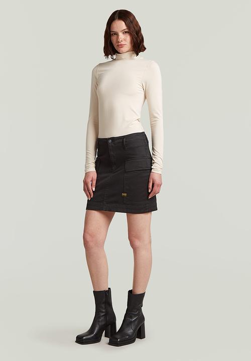 G-STAR - Cargo Short Skirt Wmn - Black