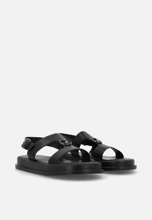 POLO - Moulded trim sandal  - black