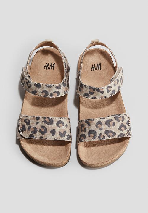 H&M - Ankle strap sandals - beige,multi