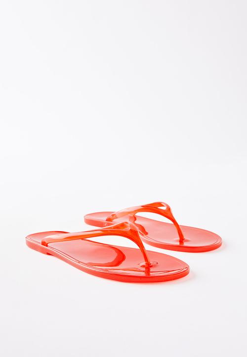 Cotton On - Blake jelly flip - red
