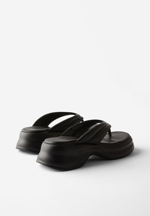 Cotton On - Skye flatform sandal - black