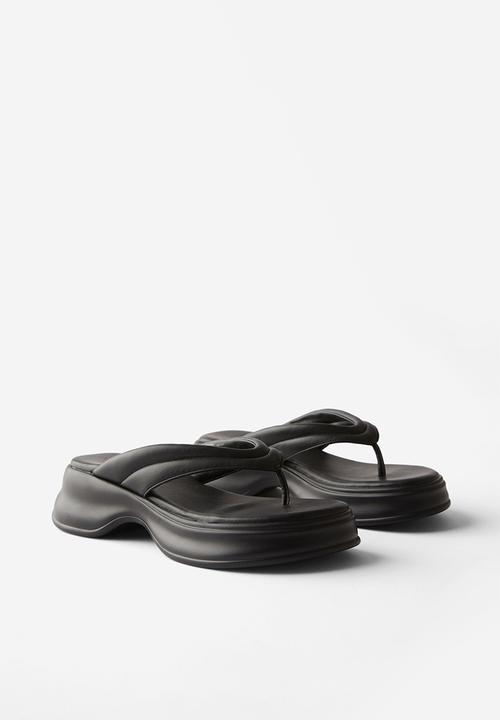 Cotton On - Skye flatform sandal - black