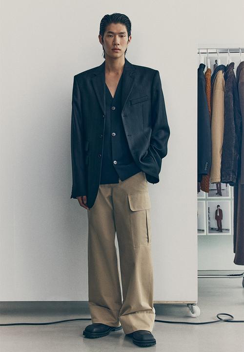 H&M - Fold-up cargo trousers - beige