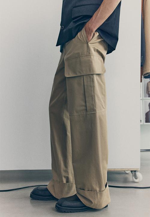 H&M - Fold-up cargo trousers - beige