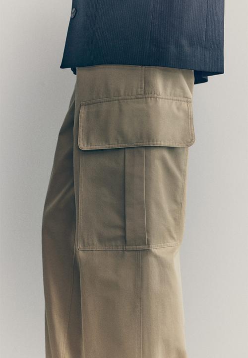 H&M - Fold-up cargo trousers - beige