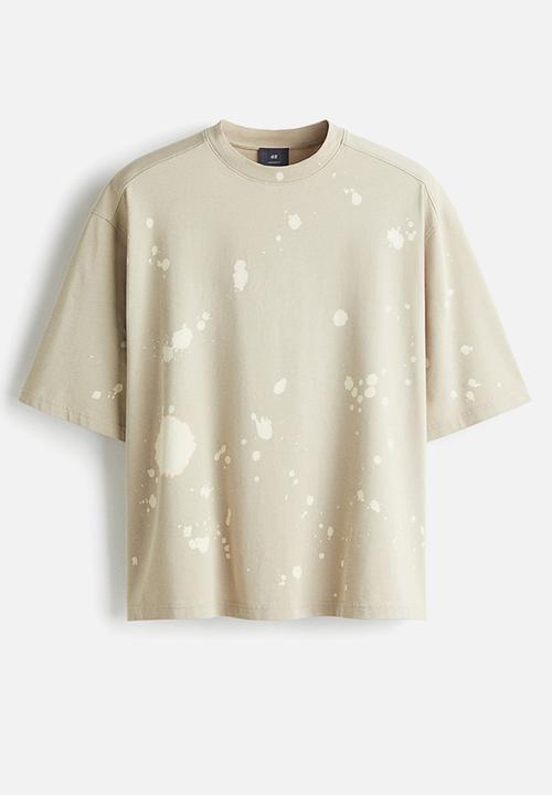 H&M - Oversized fit T-shirt - beige 